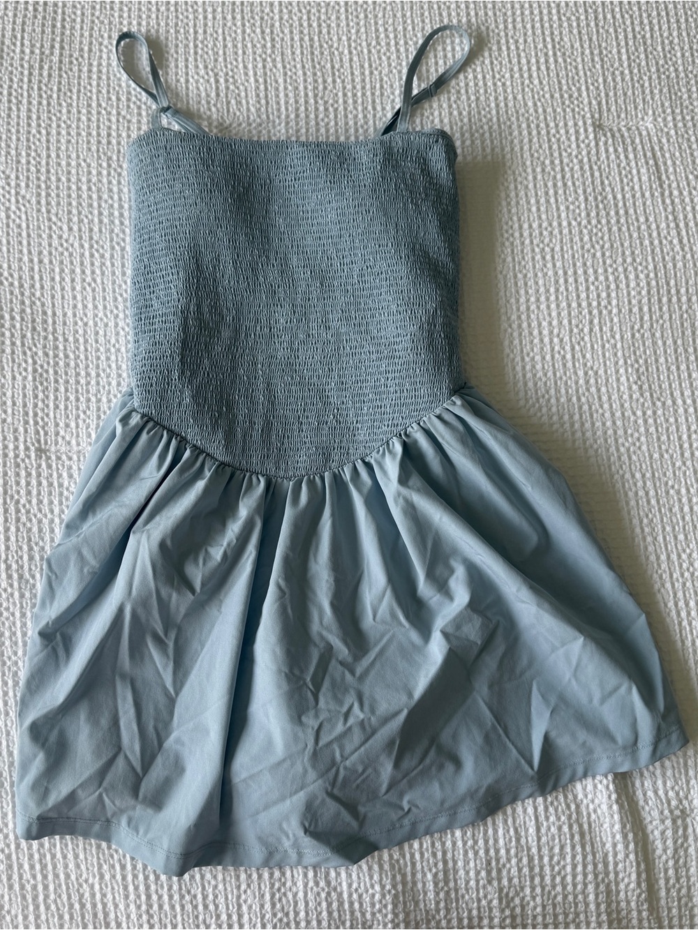 YPB motionTEK Smocked Mini Dress